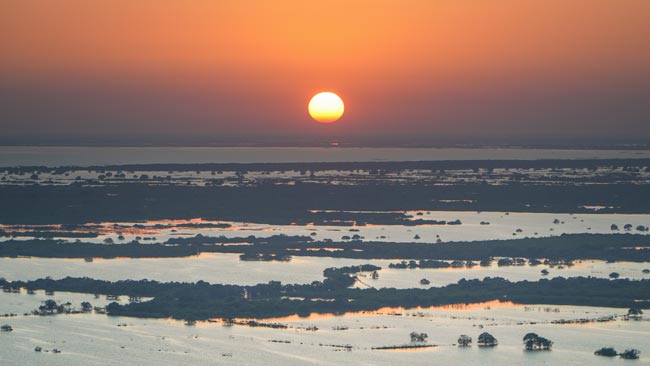 Phnom Krom Sunset in December